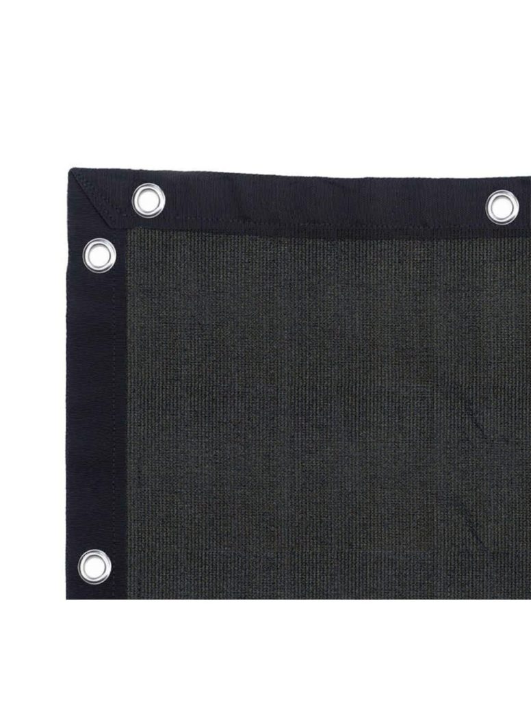 Zichtdoek 300 Gr/m² – Afgewerkt met PE Band en RVS Zeilogen (Om de 50 CM)